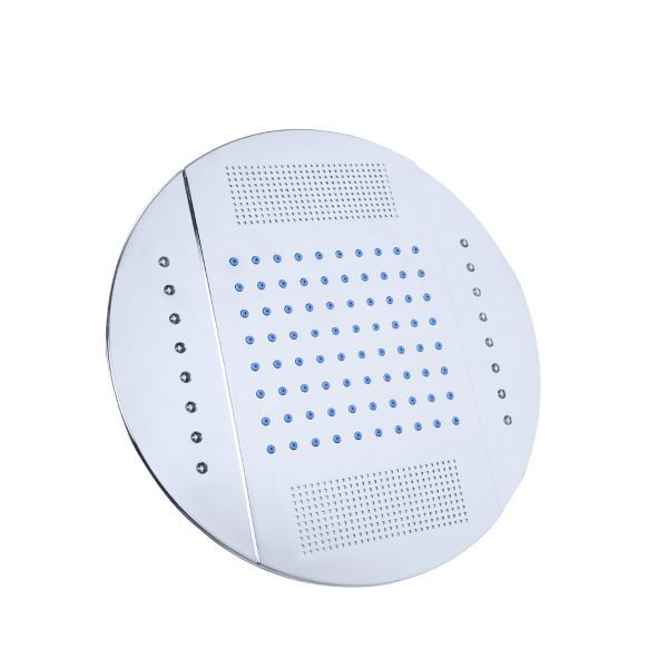 Aksesori Kabin Nosel Kepala Atap Pancuran Atas Kamar Mandi Bertenaga Curah Hujan Bentuk Bulat Fungsional